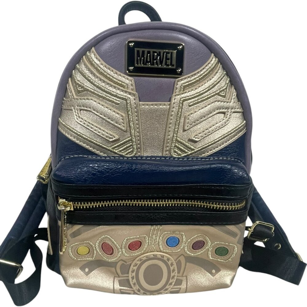EUC Loungefly Marvel Thanos Infinity Gauntlet Backpack